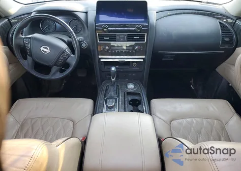 2021 Nissan Armada Platinum z USA, uszkodzony, nr VIN JN8AY2DB1M9794257